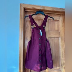 BRAND NEW Francesca’s overall dress!